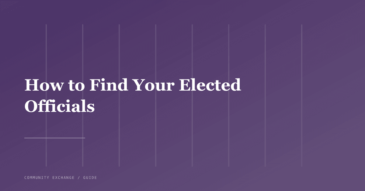 How to Find Your Elected Officials